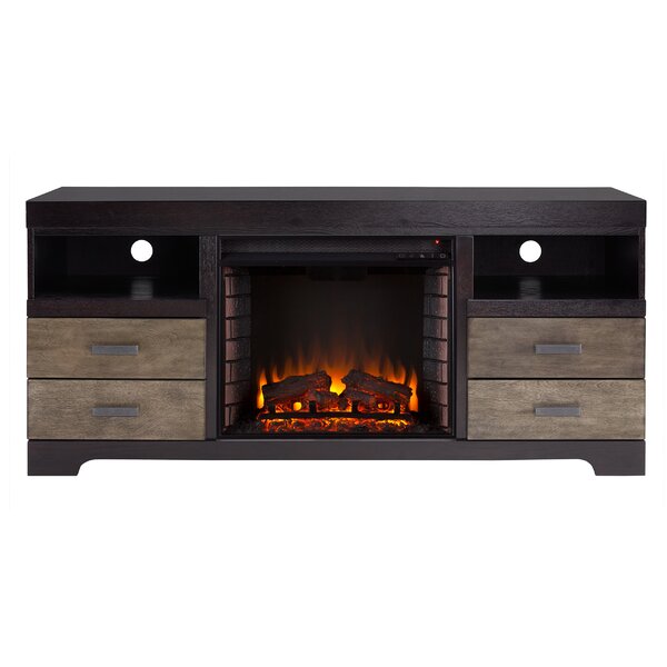 Shroplynn Media Console Electric Fireplace By Union Rustic