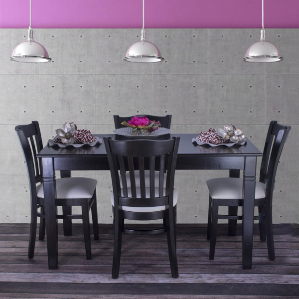 Gorney 5 Piece Solid Wood Dining Set By Red Barrel Studio