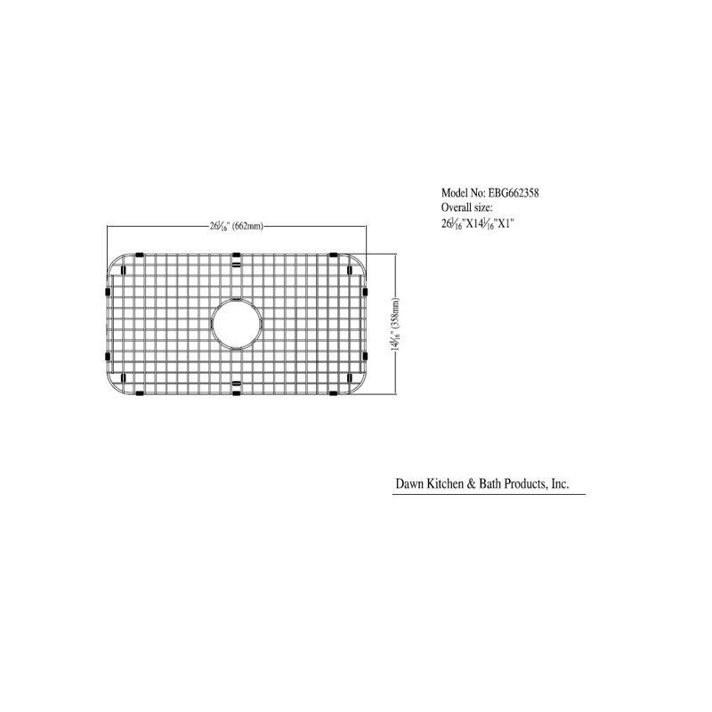 Daweier 26" x 14" Sink Grid & Reviews Wayfair