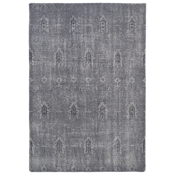 Anjali Grey Area Rug by Mistana