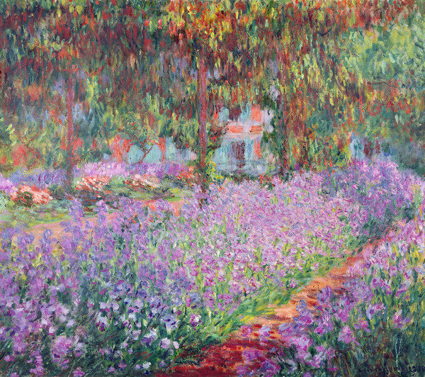 ClassicLiving Leinwandbild Der Garten des Künstlers in