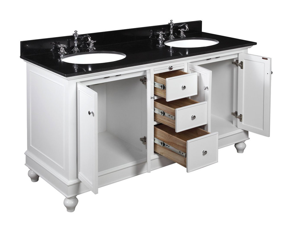 KBC Bella 60" Double Bathroom Vanity Set & Reviews Wayfair