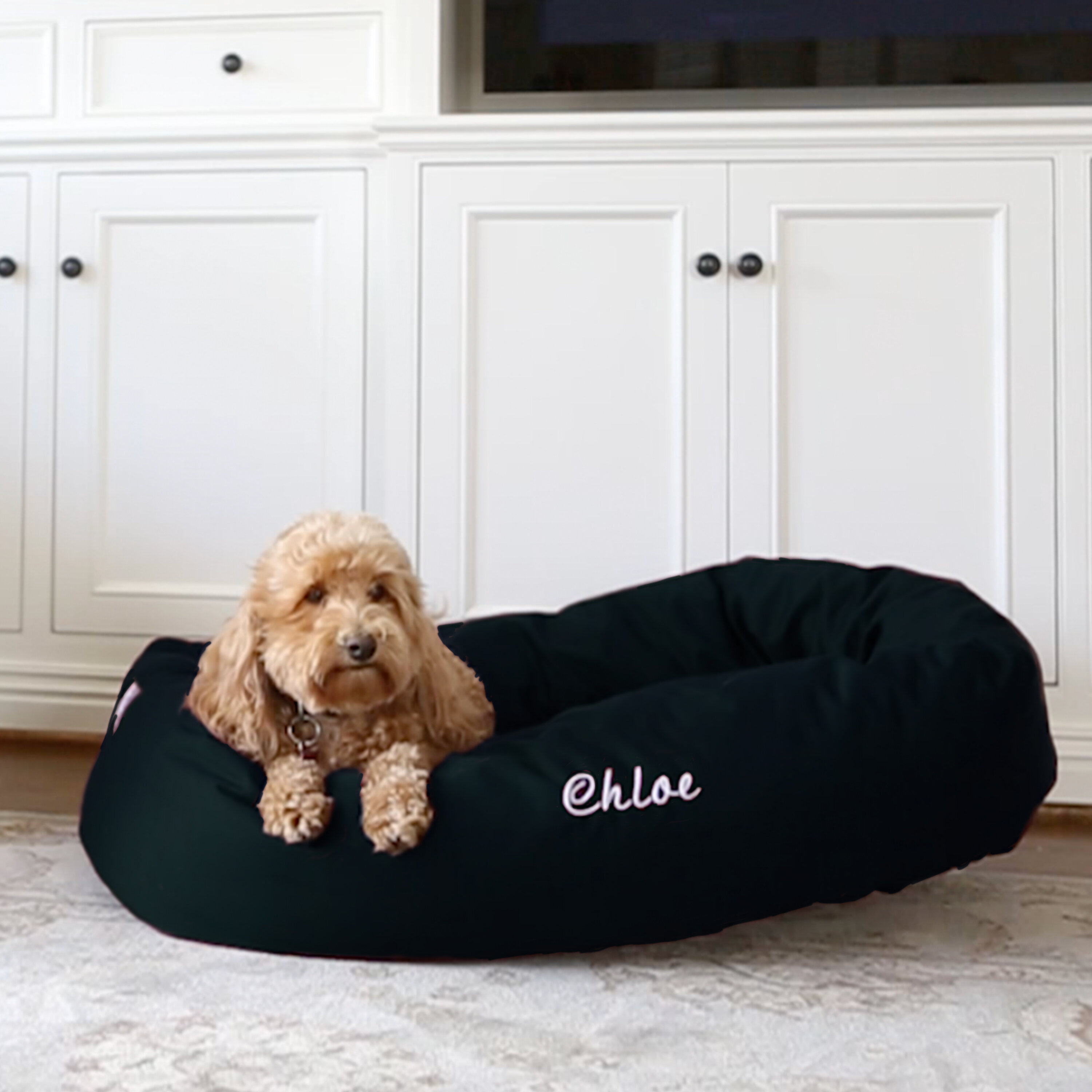 bolster dog bed