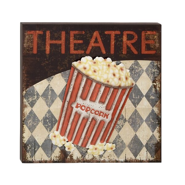 Theatre Graphic Art on Plaque by Cole & Grey