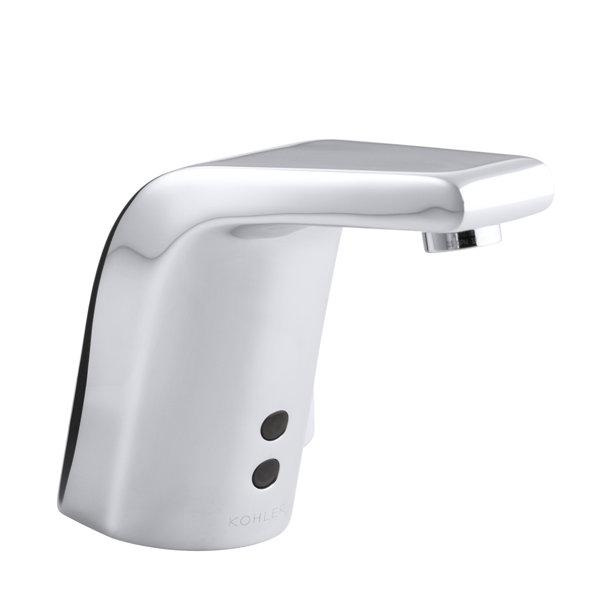 Sculpted Single-Hole Touchless Ac-Powered Commercial Bathroom Sink Faucet with Insight Technology, Temperature Mixer and 5-3/4 Spout by Kohler