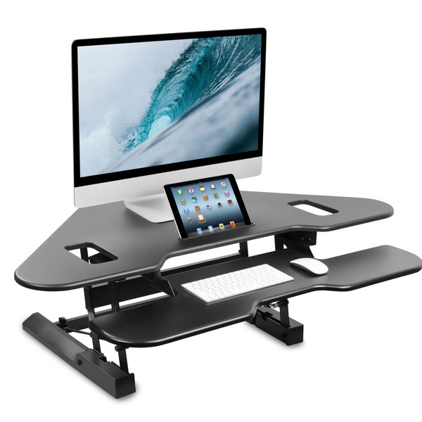 Herbert Corner Height Adjustable Standing Desk Converter
