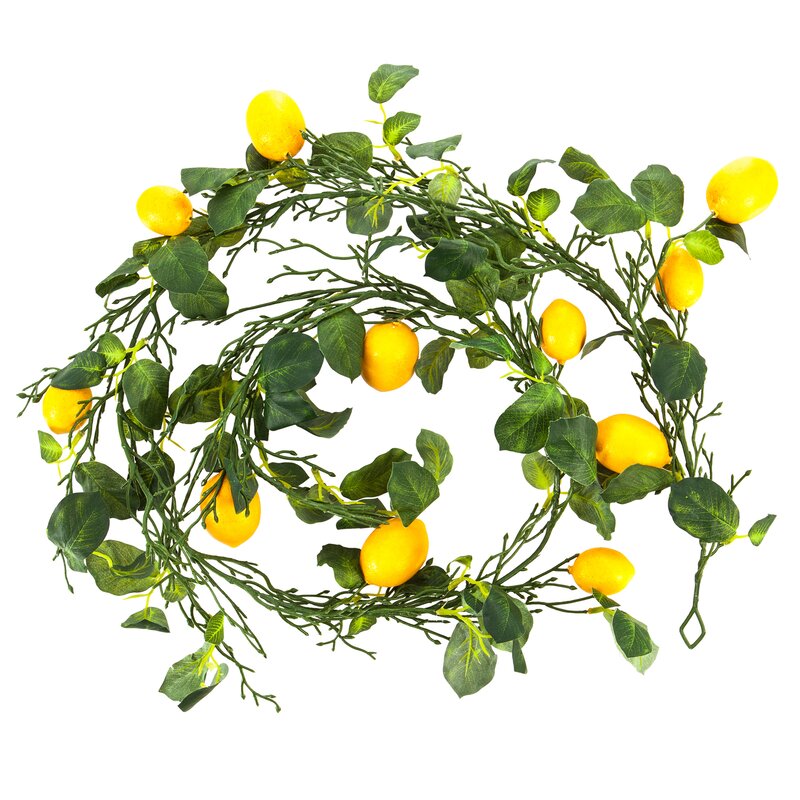 August Grove 6' Lemon Vine Garland | Wayfair