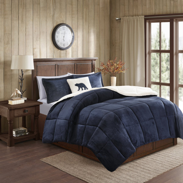 Queen Size Sherpa Comforter Wayfair