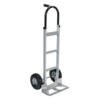Magliner HRK55AUA43 Self-Stabilizing Hand Truck Vertical Loop Handle 500 lb Capacity Inc. 4-Ply Pneumatic Wheels Curved Back Frame