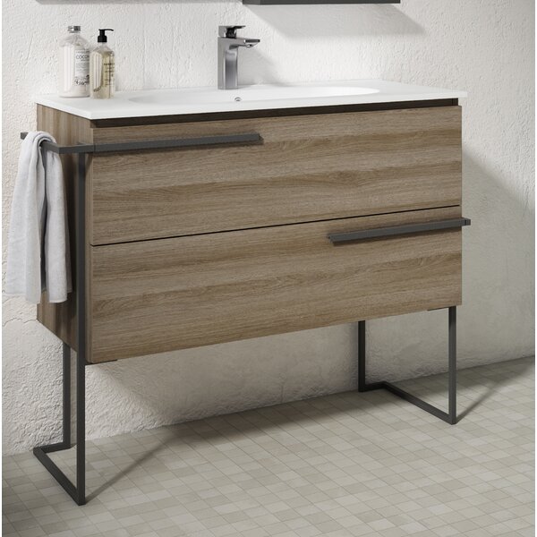 Gracie Oaks Aquilar 44 Single Bathroom Vanity Set Wayfair