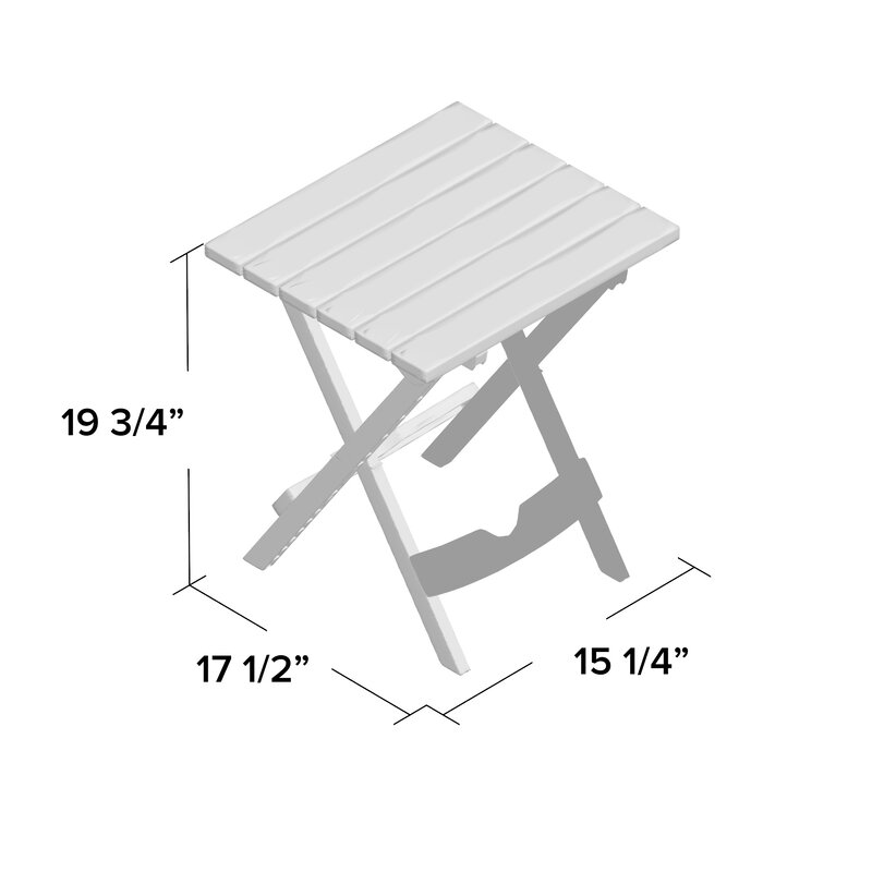 Andover Mills Quebec Folding Plastic Side Table Reviews Wayfair   Quebec Folding Plastic Side Table 