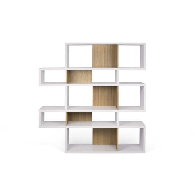modern geometric bookcase