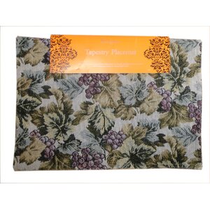 Tapestry Grape Placemat (Set of 4)