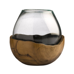 Teak Vase Wayfair