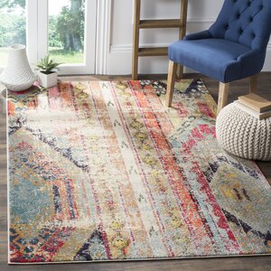 Newburyport Beige/Orange Area Rug