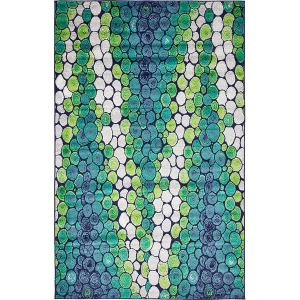 Sidney Light Green Area Rug by Wrought Studio