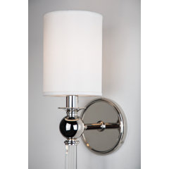 Crystal Polished Nickel Wall Sconces You Ll Love In 2020 Wayfair
