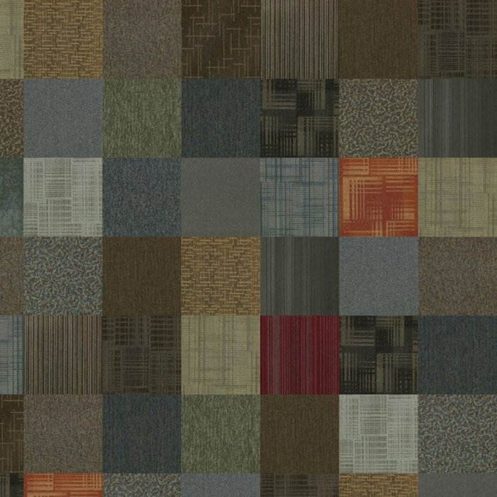 Kaleidoscope 24 X 24 Level Loop Carpet Tile