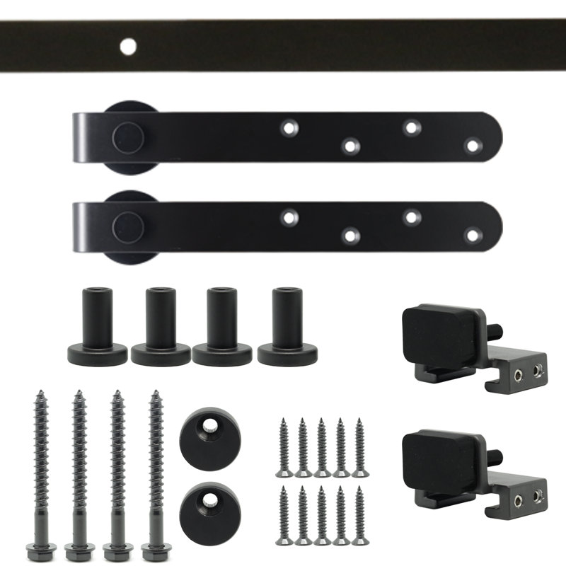 Calhome Mini Sliding Barn Door Track Hardware Kit For Cabinet