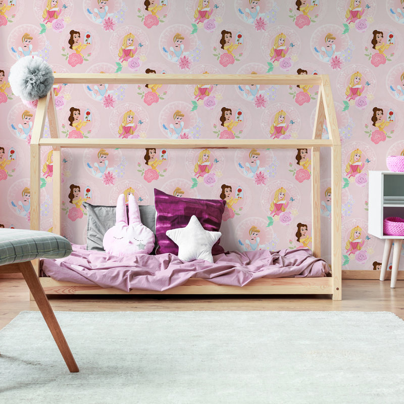 Disney Princess 10m X 52cm Matt Wallpaper Roll Wayfair Co Uk