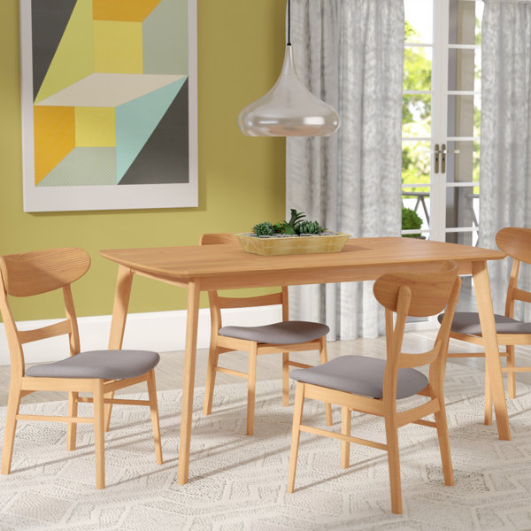 New Yolanda 5 Piece Rubberwood Dining Set By Langley Street Read Reviews