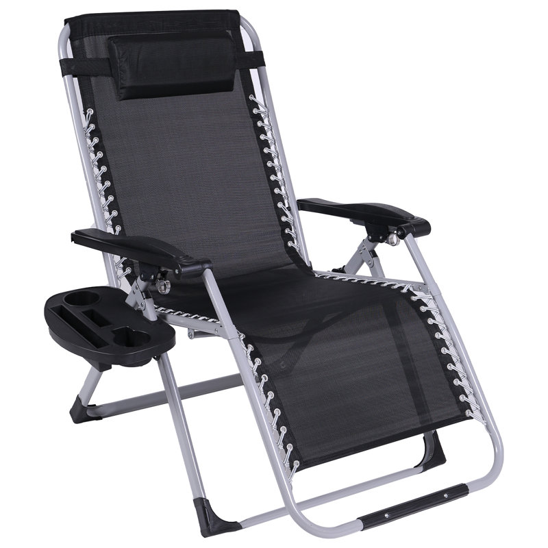 Arlmont & Co. Zero Gravity Lounge Chair Super Wide ...