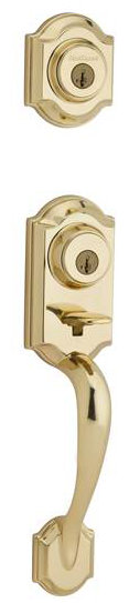 Montara Signature Series Double Cylinder Handleset with Trim and Smartkey®, Exterior Handle Only by Kwikset