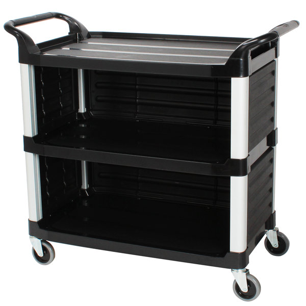3 Tiers Plastic Serving Bar Cart By Cosmopolitan Furniture 2019 Sale