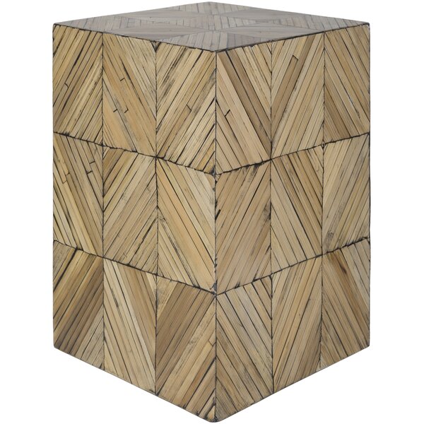 Margene Global-Inspired Wood End Table By Bungalow Rose