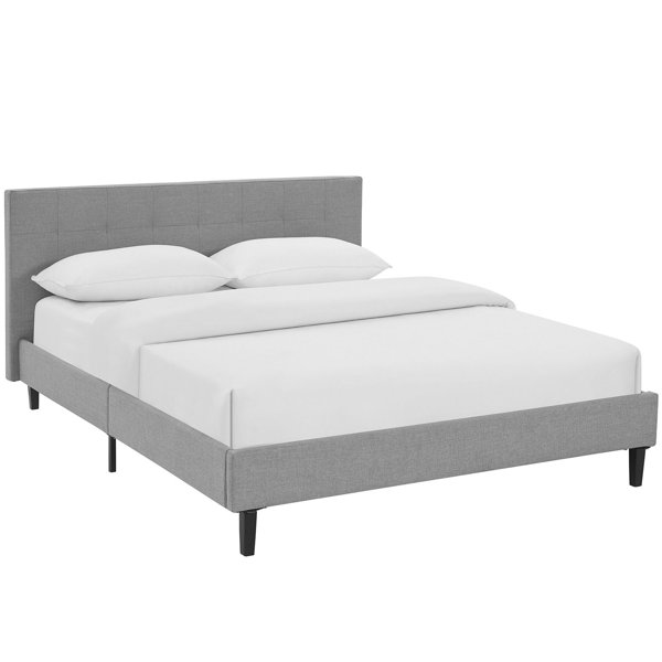 Molinaro Upholstered Platform Bed by Wrought Studi