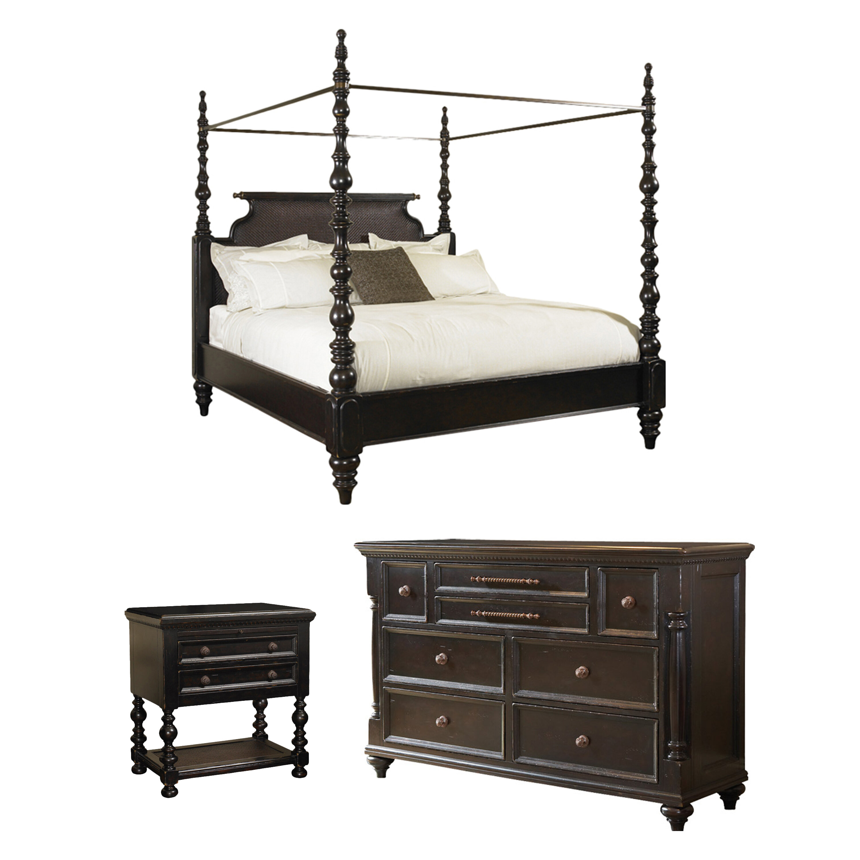 Kingstown Canopy Configurable Bedroom Set