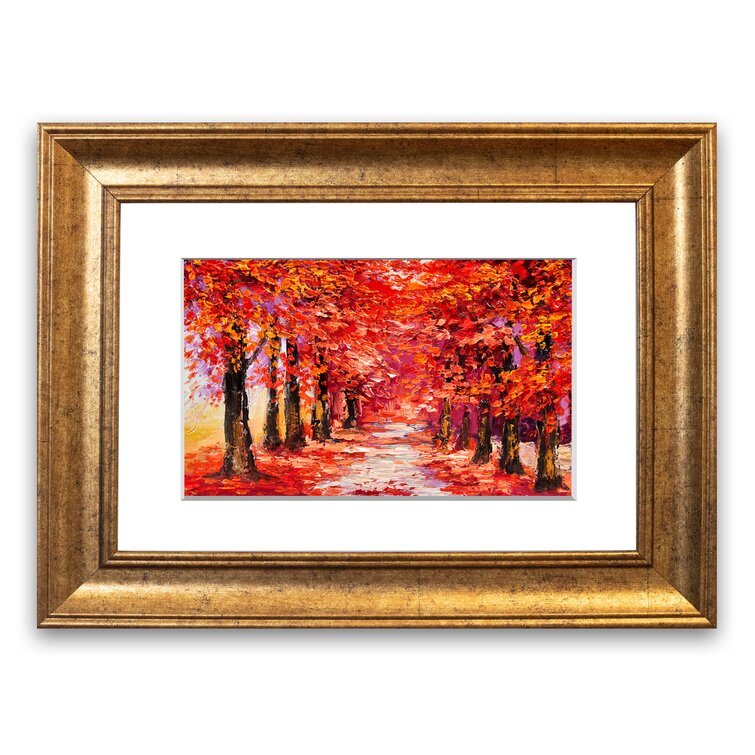 East Urban Home Red Delight - Picture Frame Painting | Wayfair.co.uk