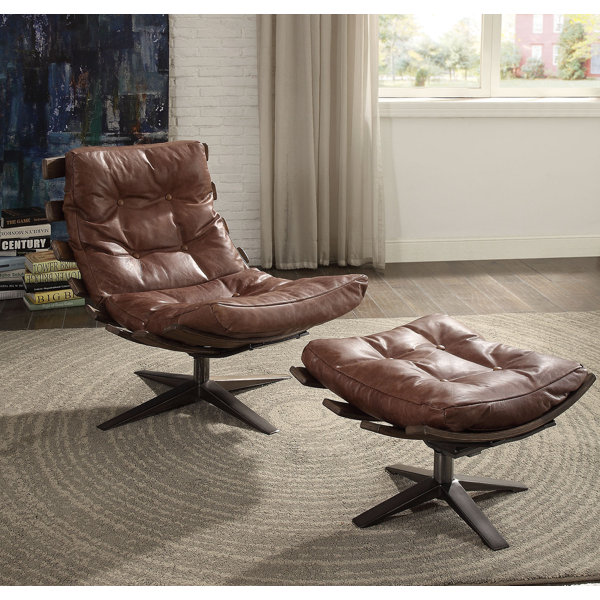 Demartini Swivel Lounge Chair And Ottoman By 17 Stories Savings
