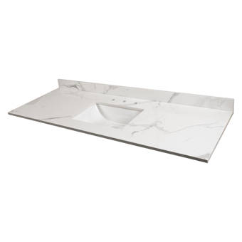 Wrought Studio Kemmel Ceramic 30 Single Bathroom Vanity Top Wayfair