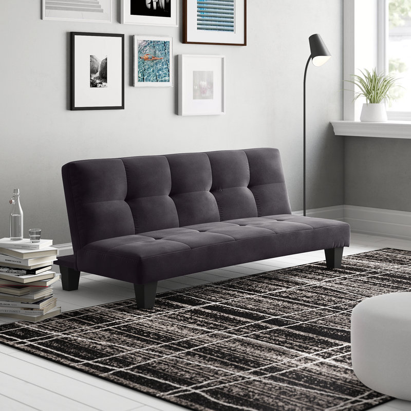 Zipcode Design Twin 67 Tufted Back Convertible Sofa Reviews Tufted Back Convertible Sofa