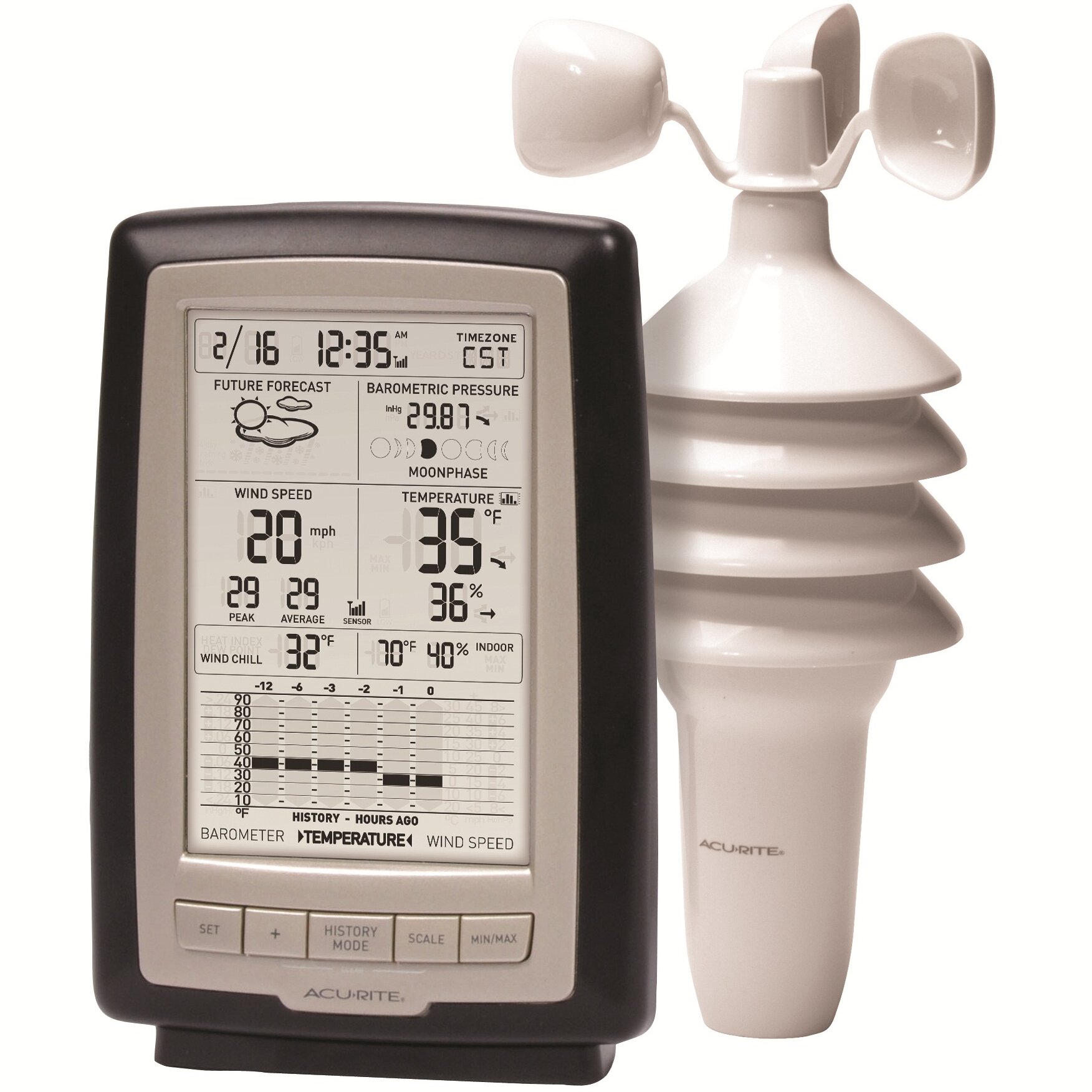 View Acurite My Backyard Weather Pictures - Acurite Wireless Center Digital Weather Station