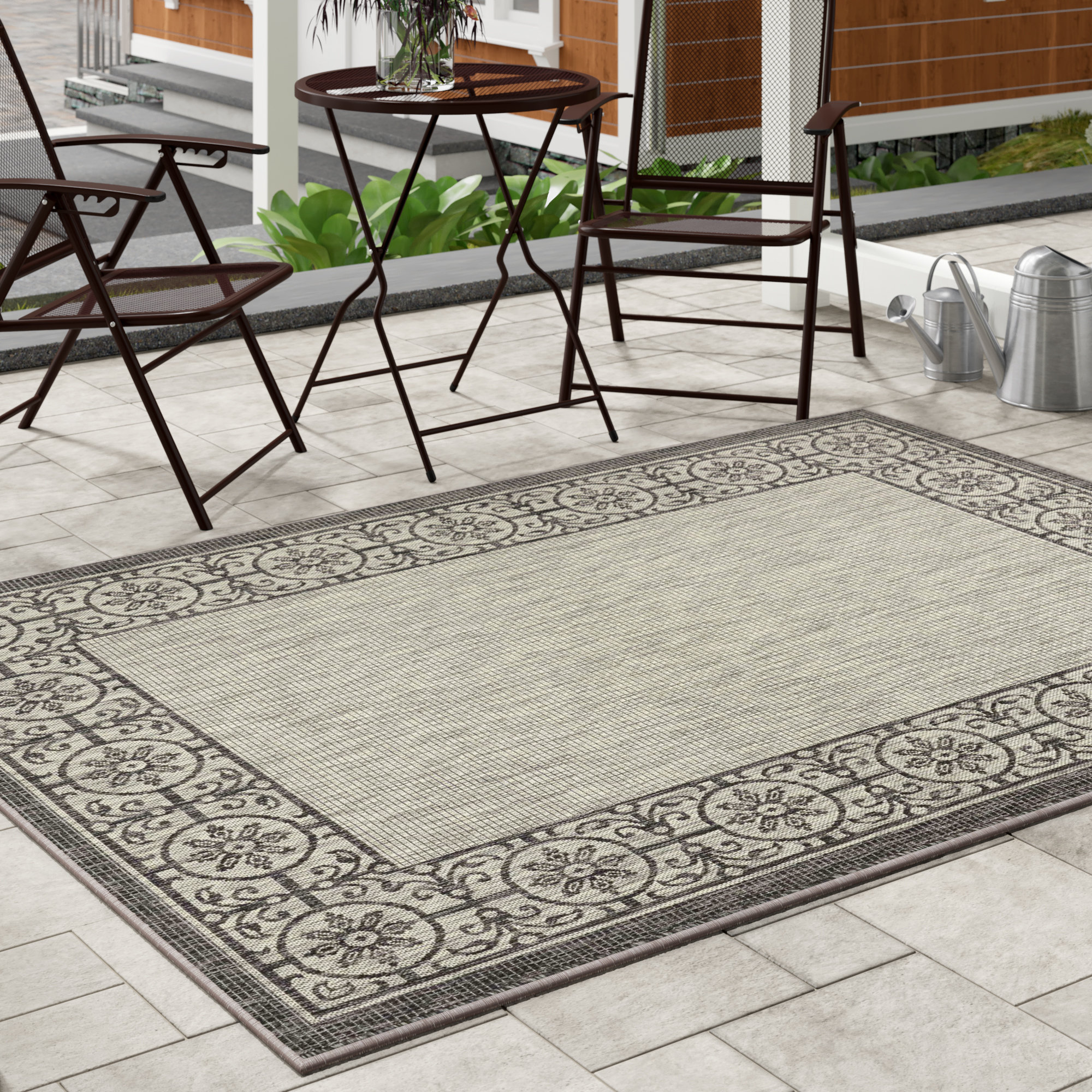 Sol 72 Outdoor Wickes Fl Ivory Charcoal Gray Indoor Charcoal Gray Indoor Outdoor