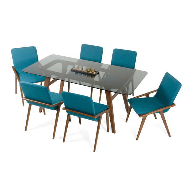 Mykonos 7 Piece Dining Set By Langley Street Discount