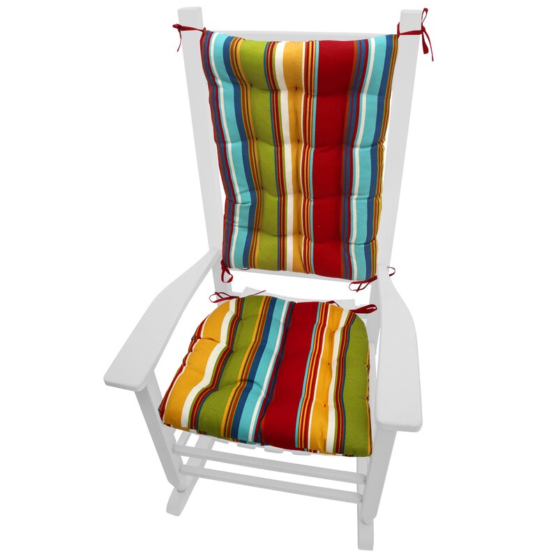 Highland Dunes Indoor/Outdoor Rocking Chair Cushion ...