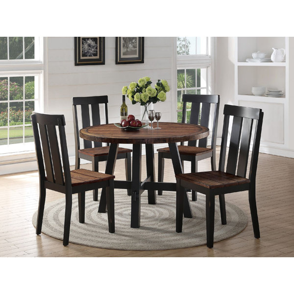 Goodman 5 Piece Dining Set By Gracie Oaks Spacial Price