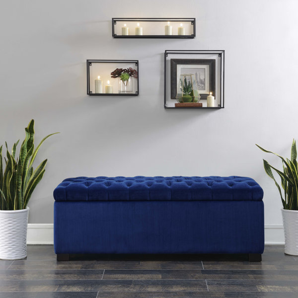 Mabel Shoe Upholstered Storage Bench by Alcott Hil