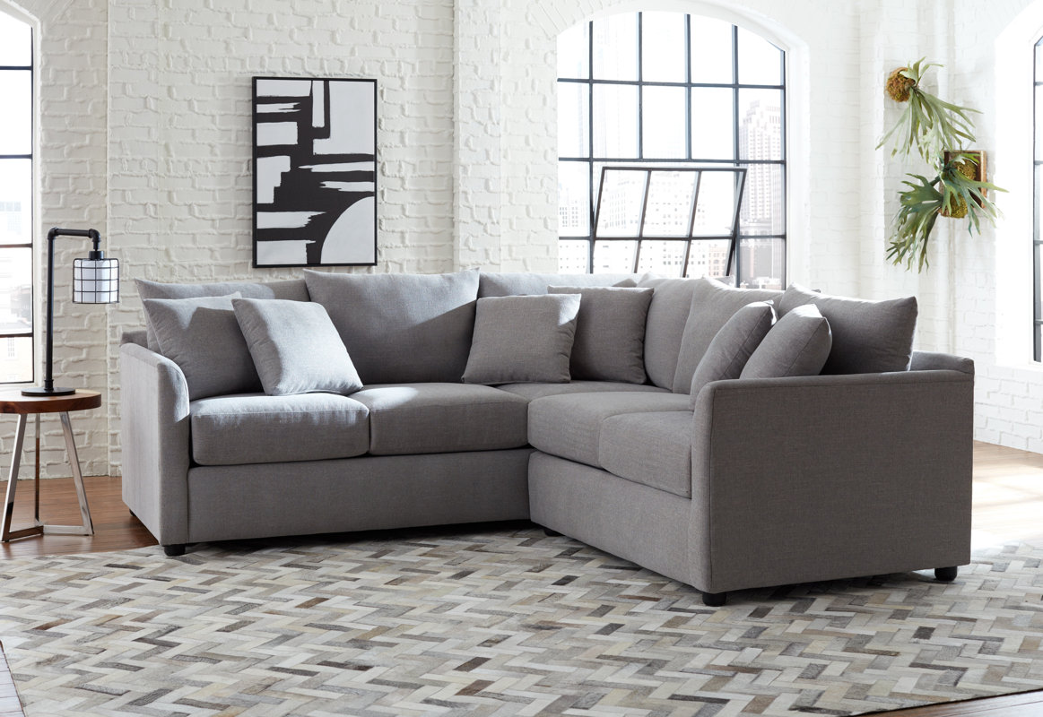 AllModern Custom Upholstery Alice Sectional & Reviews Wayfair