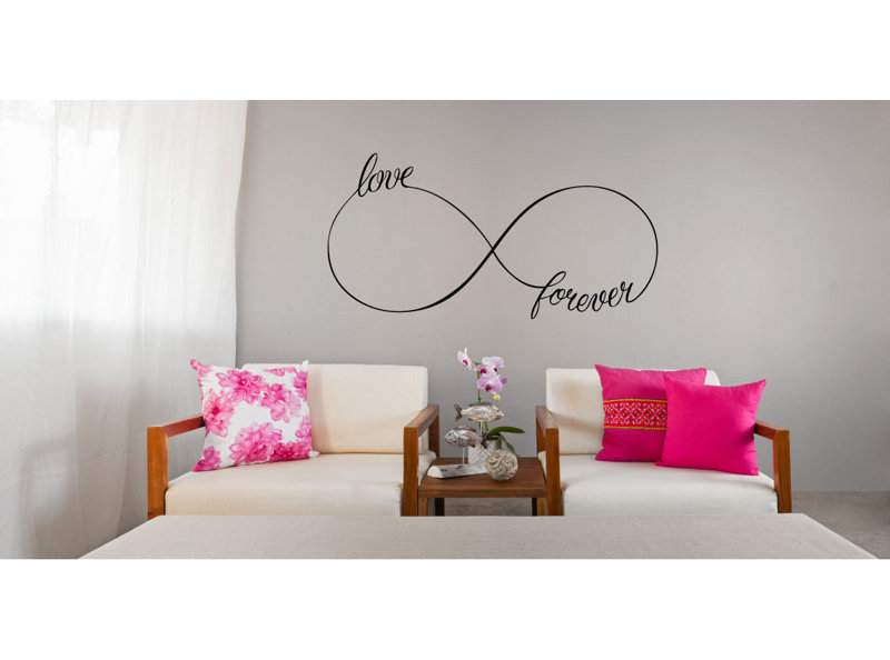 Ivy Bronx Dipasquale Infinity Love Forever Symbol Wall Decal