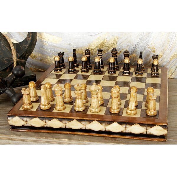 Haydel Decorative Entertaining Chess by Astoria Grand