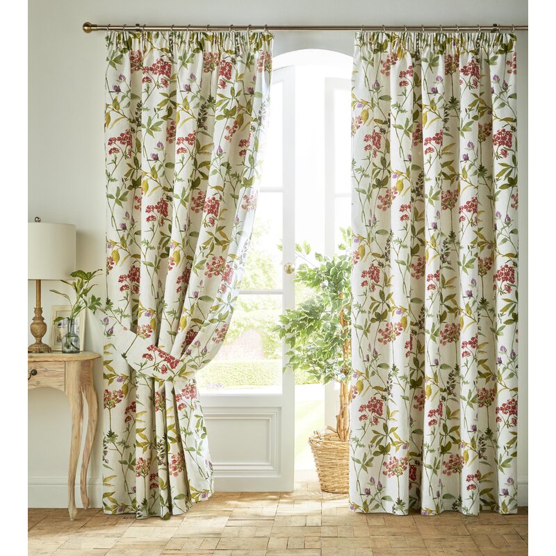 Ashley Wilde Curtains Vorhang Set Rosemary Mit Kräuselband