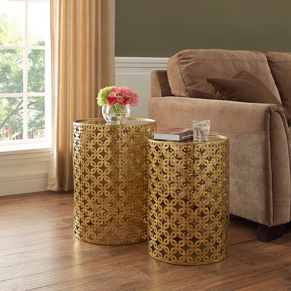 2 Piece Nesting Tables by House of Hampton