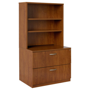 Lateral File With Hutch Wayfair Lateral File Hutch 2 Drawer Vertical Filing Cabinet