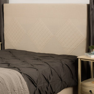 Robinette Upholstered Panel Headboard by Darby Home Co