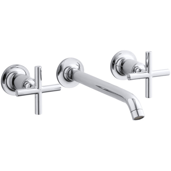 Purist Widespread Wall-Mount Bathroom Sink Faucet Trim by Kohler