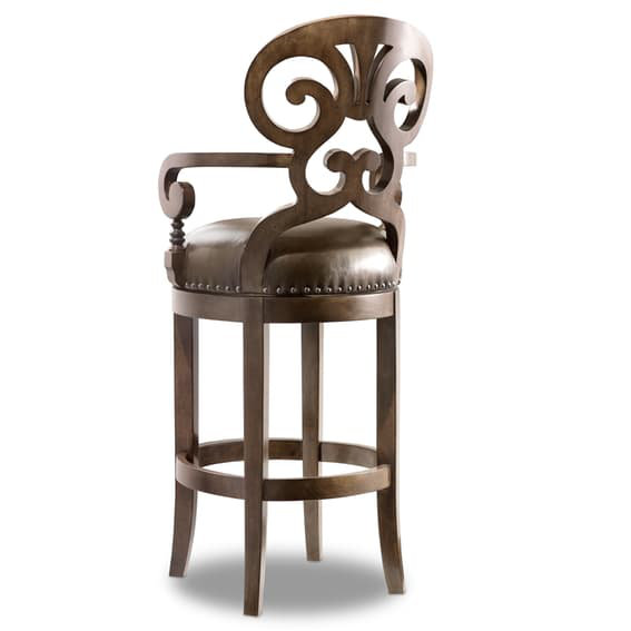 Hooker Furniture Jameson 30" Swivel Bar Stool & Reviews Birch Lane
